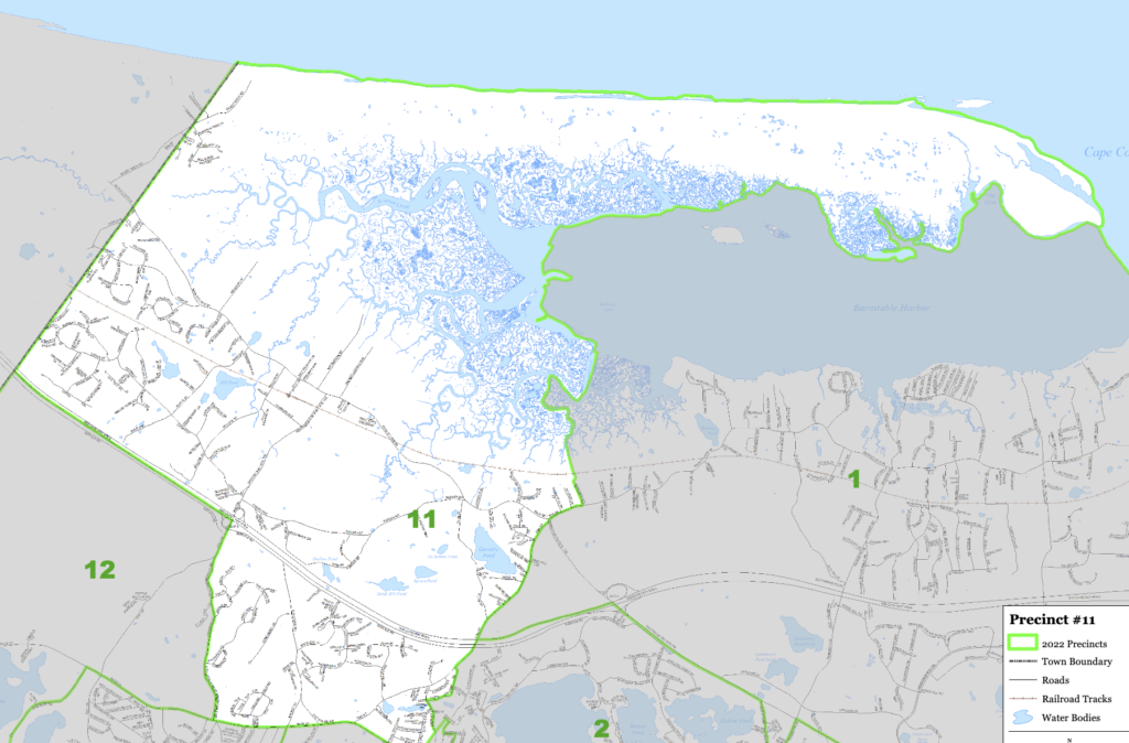 Town of Barnstable Precinct 11 Map